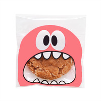 100 sztuk plastikowych torebek dziękuję Cookie i worek na cukierki samoprzylepne na ślub prezent urodzinowy torba do pieczenia ciastek worek do pakowania 5